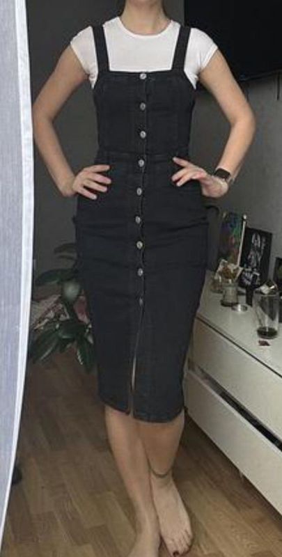 джинсовый сарафан