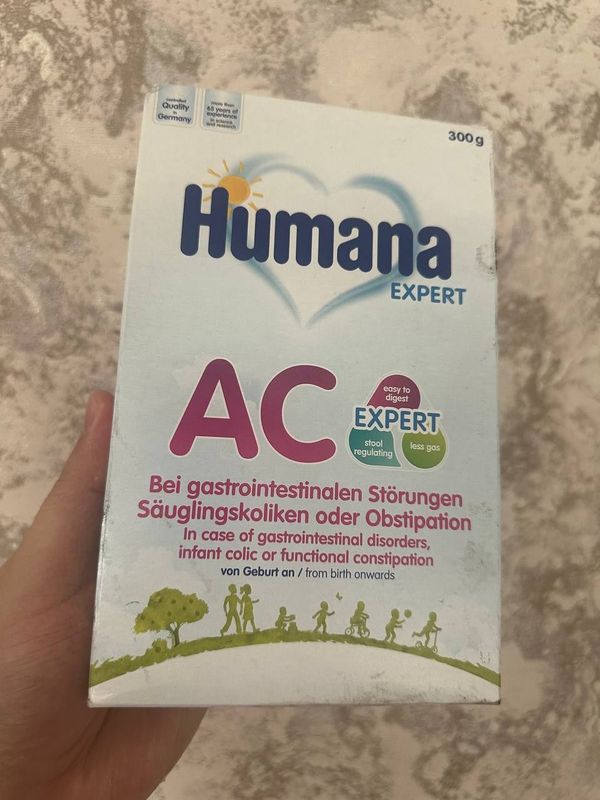 Humana AC anticolik bolalar kashasi
