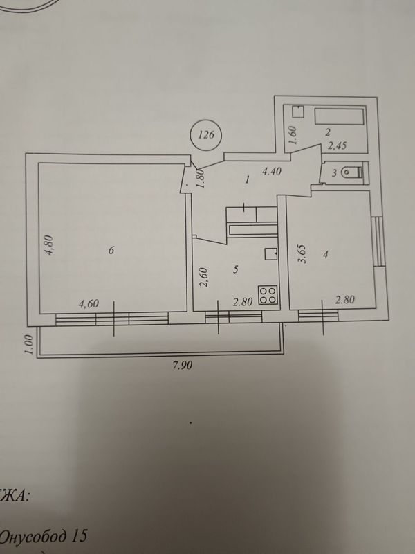 yunusobod tumani 15kvartal kuchani yuzida 2/9/9uzida 2xonali kvartira