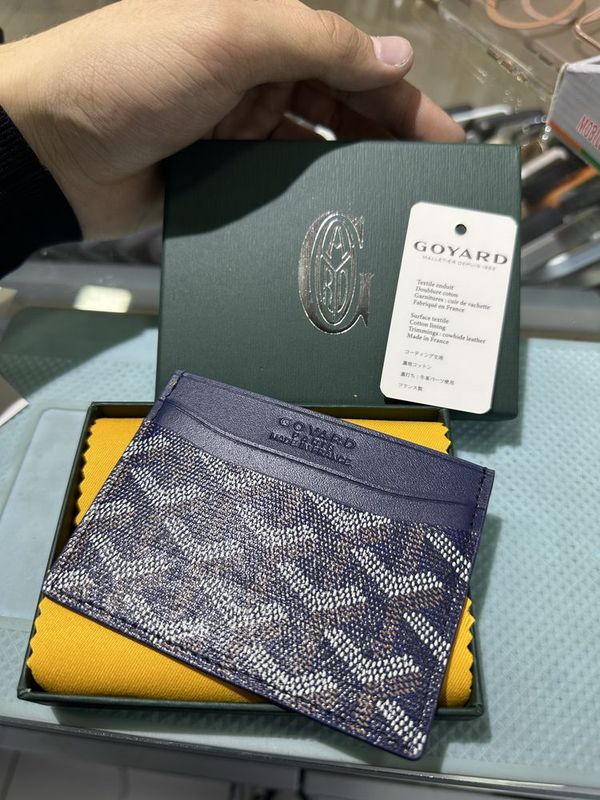 Card Holder синий с коробкой Goyard