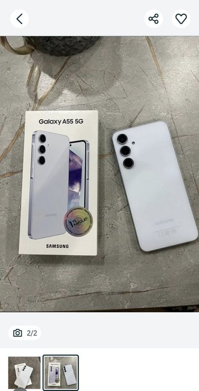 Samsung galaxy A55 Xotira 8+ 128 gb Karobka dakument bor Zaryadnik or Samsung galaxy A55 Xotira 8+ 128 gb Karobka dakument bor Zaryadnik or