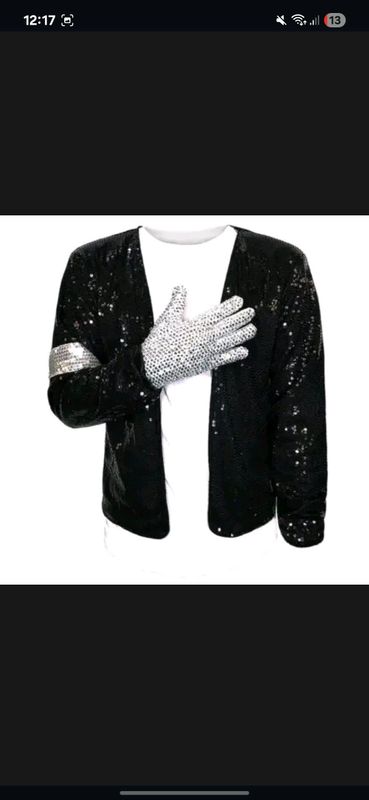 Комплект костюма Michael Jackson Billie Jean Комплект костюма Michael Jackson Billie Jean