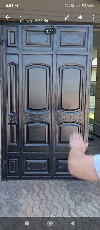 darvoza 3.50 boʻyi eni 3.40 2 qavat