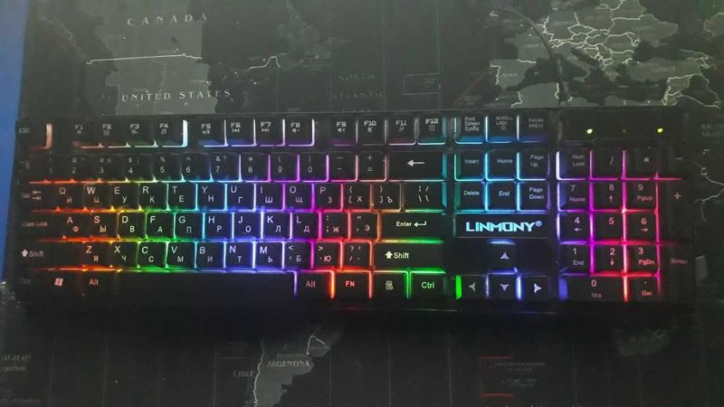 клавиятура сатылады Linmony RGB