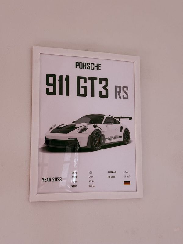 poster Porsche 911 отличный выбор для любителей машин.