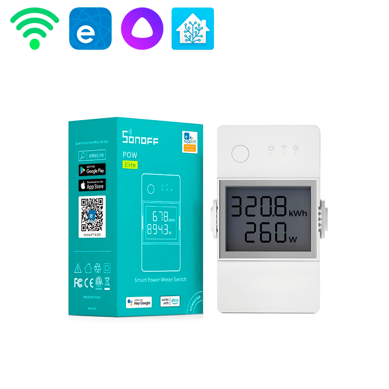 Sonoff Pow Elite 20A - Реле с Энергомониторингом Sonoff Pow Elite 20A - Реле с Энергомониторингом