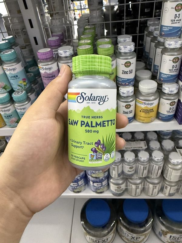 Solaray Saw Palmetto 580mg 50capsules Solaray Saw Palmetto 580mg 50capsules