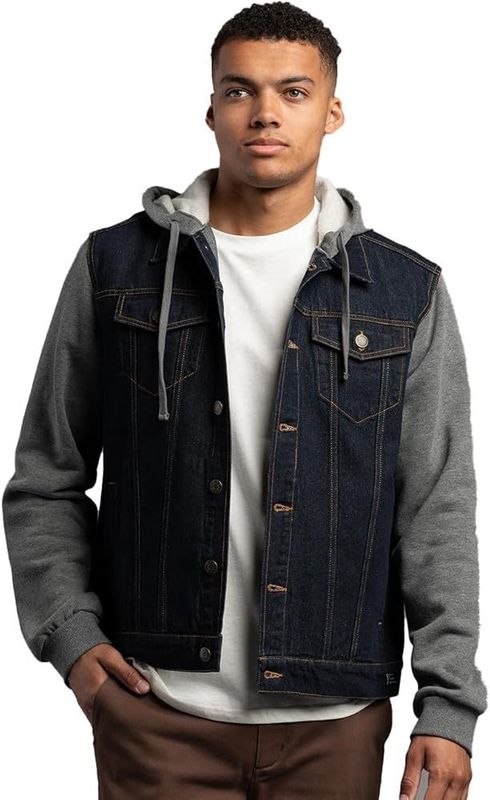 Куртка rsq denim hoodie jacket. рМ. Куртка rsq denim hoodie jacket. рМ.