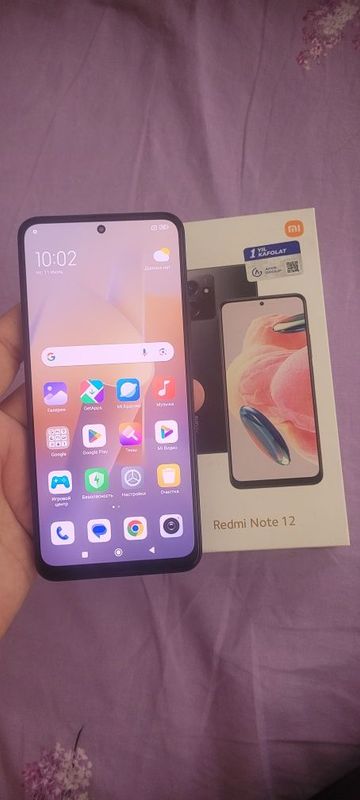 Xiaomi Redmi Note 12 12/256GB Black Igravoy Original Karobka Ideal Xiaomi Redmi Note 12 12/256GB Black Igravoy Original Karobka Ideal