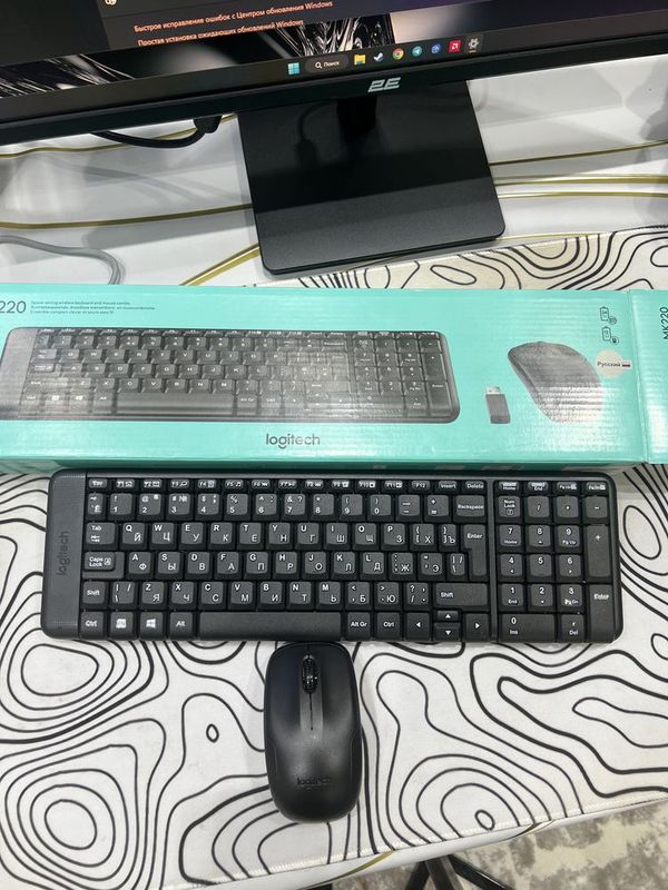 Klaviatura mishka Logitech MK220 Yangi
