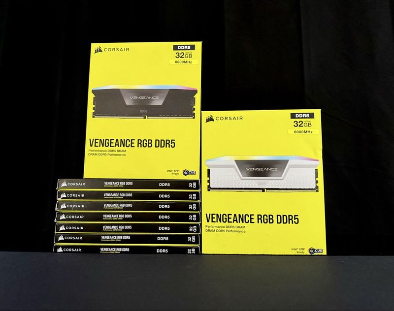 Новая Оперативная Память Corsair Vengeance RGB 32GB 2x16GB 6000MHz New Новая Оперативная Память Corsair Vengeance RGB 32GB 2x16GB 6000MHz New