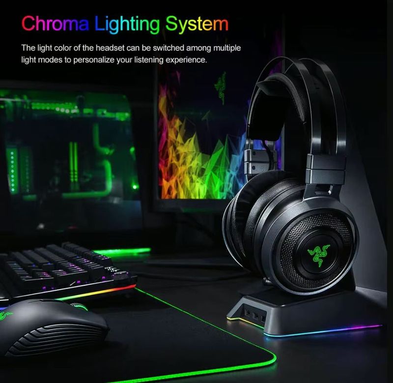 Продам беспроводные наушники Razer Nari Ultimate с функцией вибрации