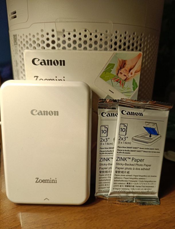 Мини принтер Canon Zoemini pv 123 whs белого цвета Мини принтер Canon Zoemini pv 123 whs белого цвета