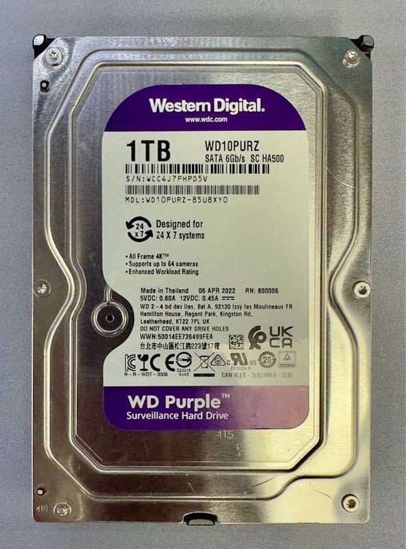 WD Purple 1TB б/у WD Purple 1TB б/у