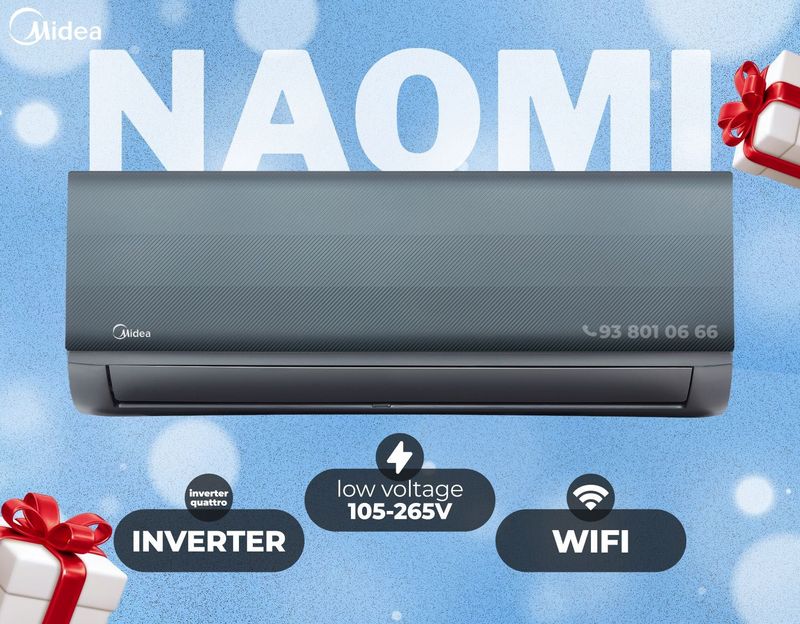 Кондиционер Midea Naomi {7,9,12} АКЦИЯ + ДОСТАВКА ДО ДОМА!