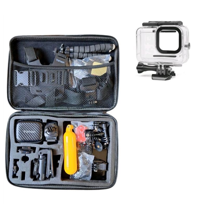 Набор аксессуаров gopro+Водонепроницаемый чехол Набор аксессуаров gopro+Водонепроницаемый чехол