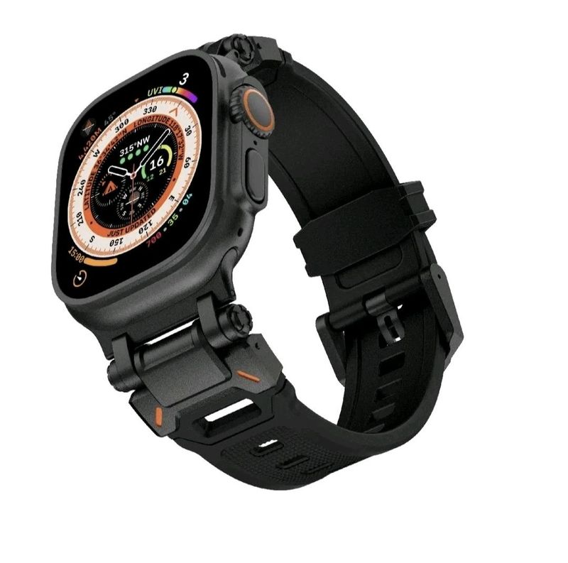 ремешок на apple watch ultra black и титаниум 49мм ремешок на apple watch ultra black и титаниум 49мм