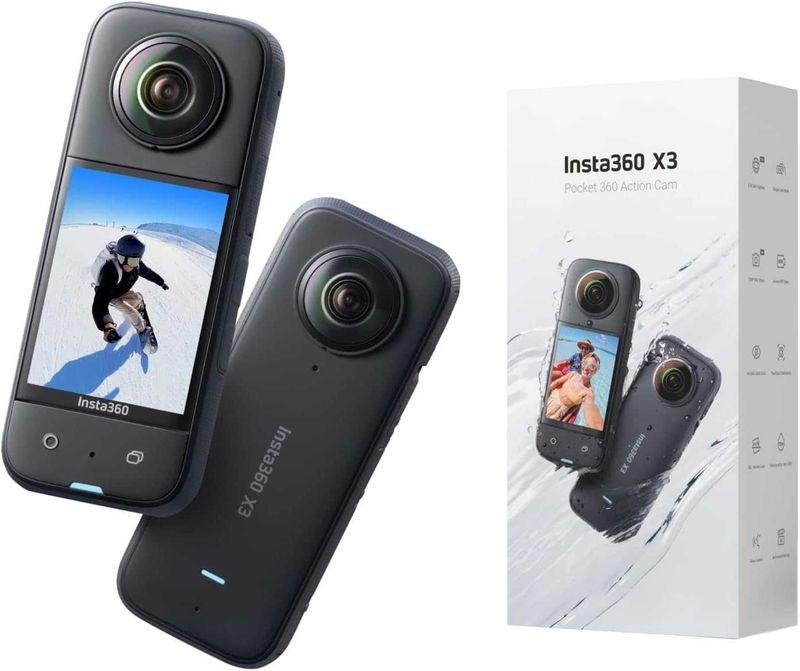 Экшн-камера Insta360 X3 черный Экшн-камера Insta360 X3 черный