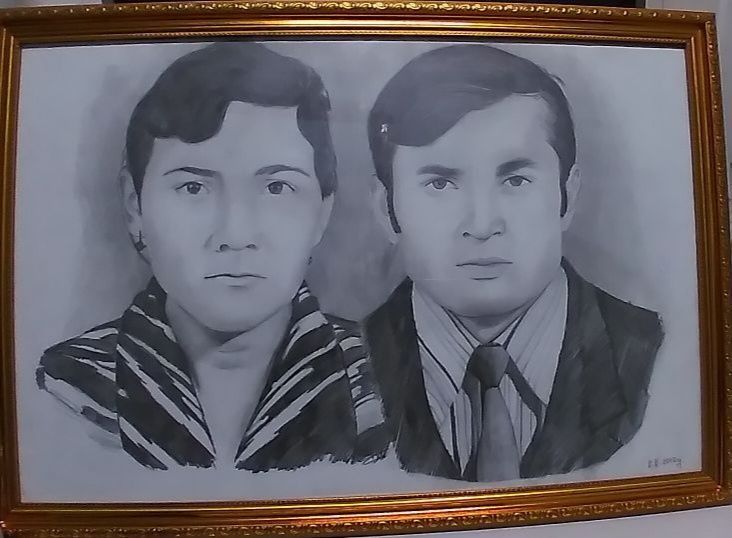 Portret chizib beraman qo‘lda va elektron shaklda
