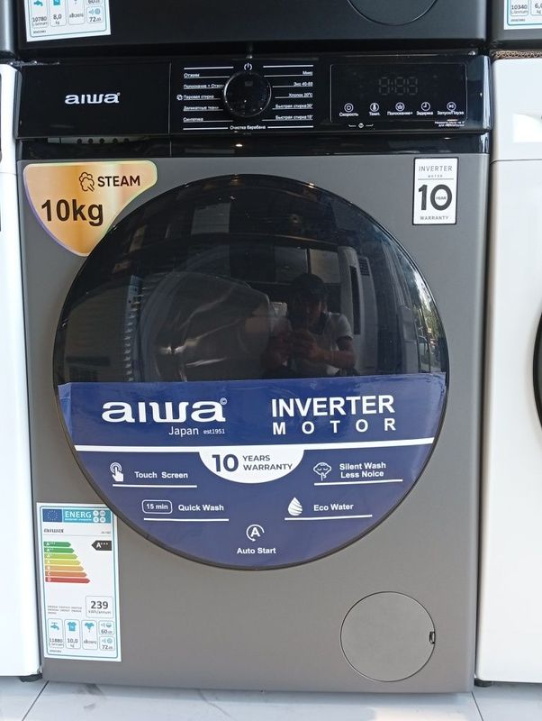 Стиральная машина Aiwa Ai100 10kg Inverter 3 года гарантия супер скидк Стиральная машина Aiwa Ai100 10kg Inverter 3 года гарантия супер скидк
