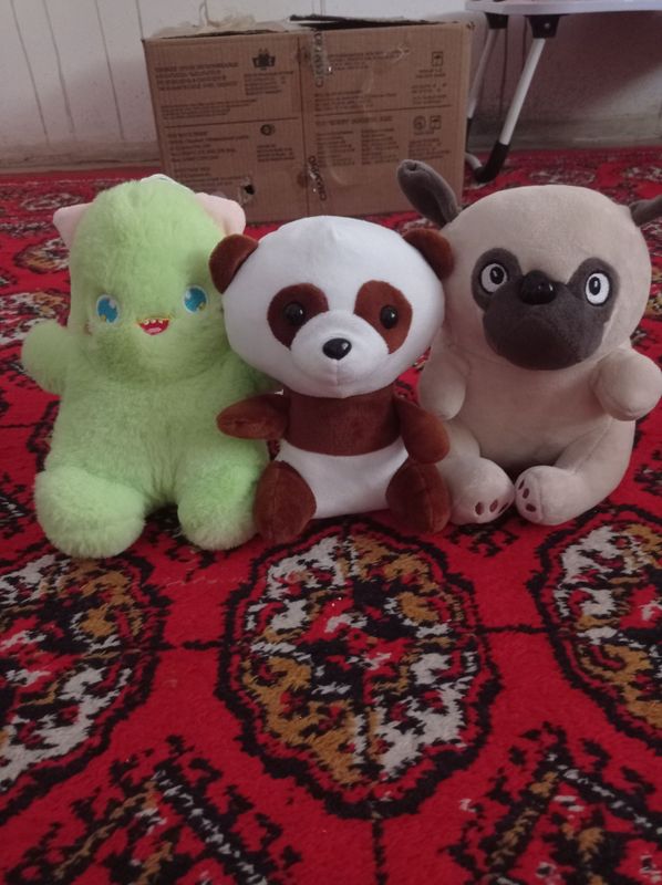 Мягкий игрушки разные