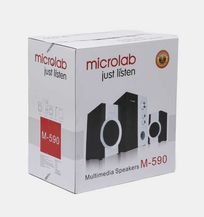 Колонки Microlab M-590 32W 2.1 — Наполни Пространство Чистым Звуком!