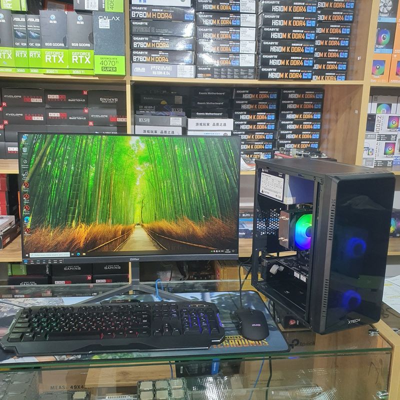 Kompyuter to'plami - ZIFFLER 24" FHD IPS 120Hz, i5-3470, GT 730 4GB, 8GB RAM, 256GB SSD