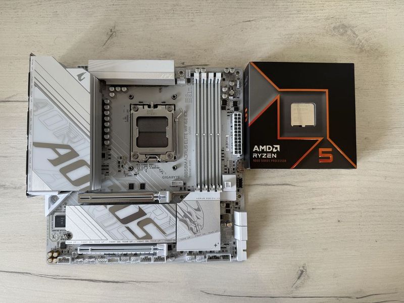 Ryzen 5 9600X | Gigabyte B850 Aorus Elite Ice Ryzen 5 9600X | Gigabyte B850 Aorus Elite Ice