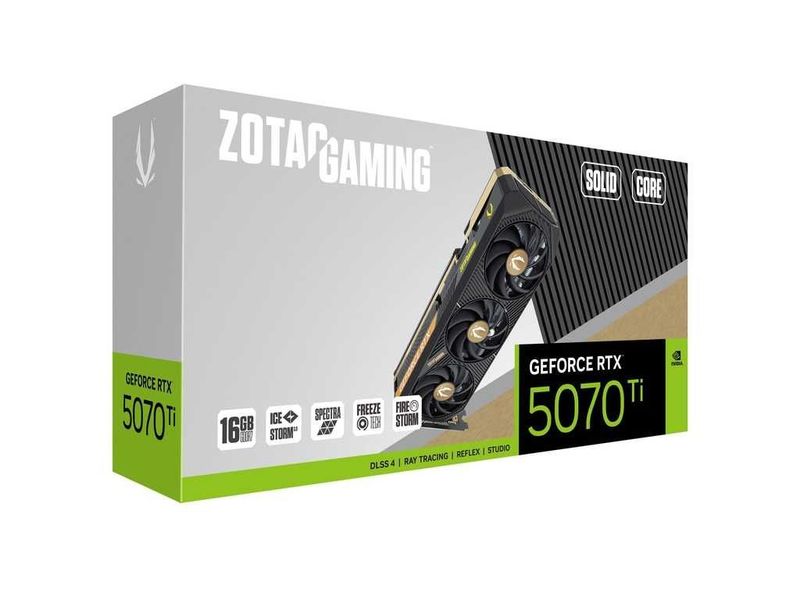 Видеокарта - Zotac Gaming RTX 5070 Ti Solid Видеокарта - Zotac Gaming RTX 5070 Ti Solid