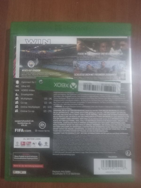 Продаю FIFA 21 на xbox