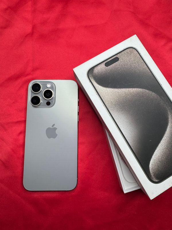 iPhone 15 ProMax 256gb Titan Akk: 100% Kelwamiz iPhone 15 ProMax 256gb Titan Akk: 100% Kelwamiz