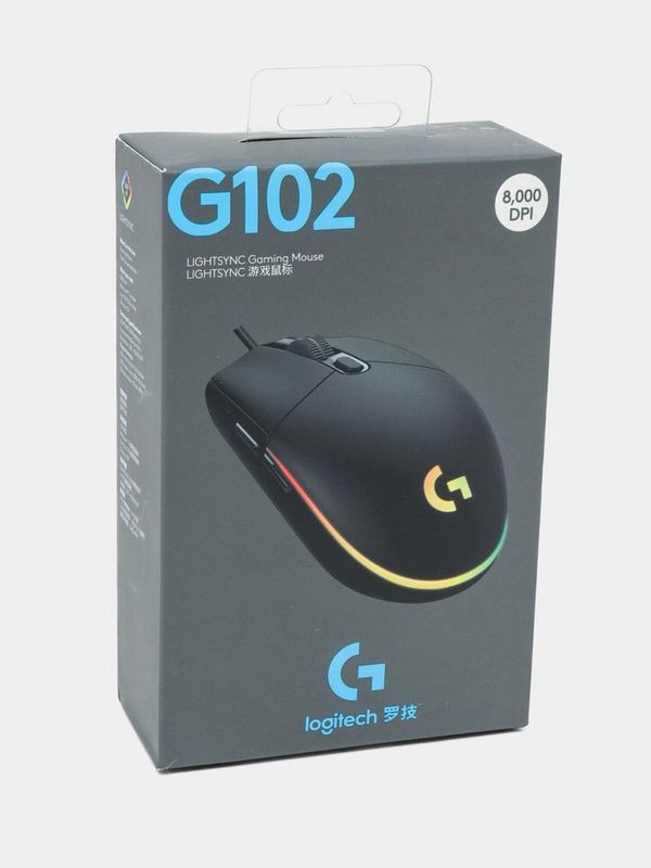 Игровая мышь Logitech G102, мышка, игровая, для компьюетра, для пк