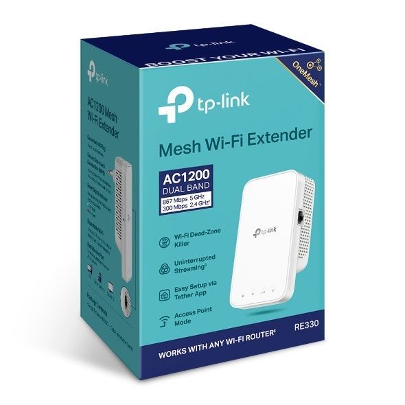 Новый Tp link RE330 AC1200 Mesh усилитель Wi-Fi сигнала репитер