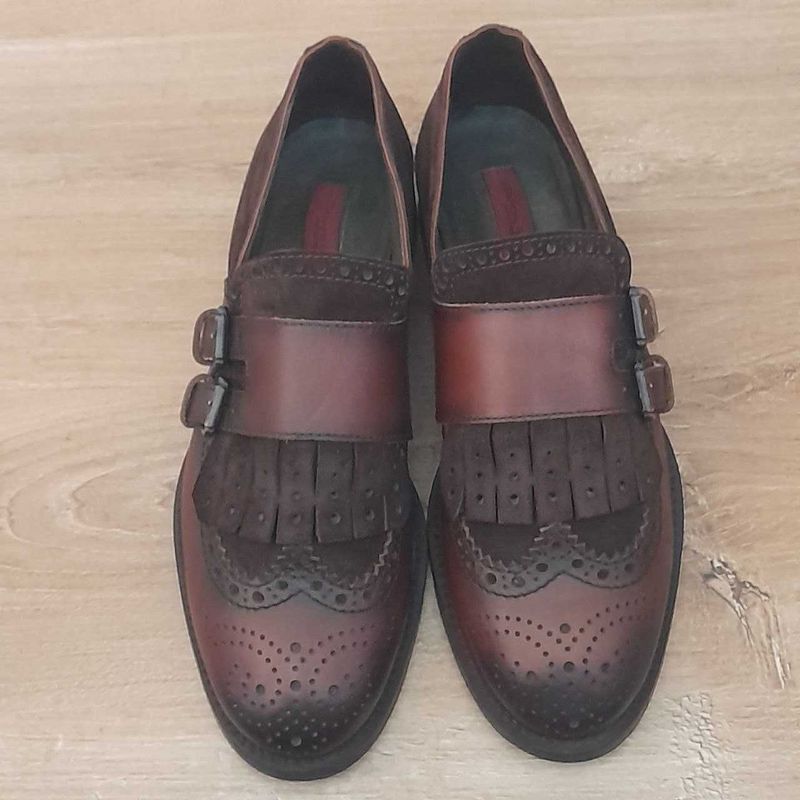 Туфли Giovane Gentile Brogue Monk Shoes / Limited Edition / 40-41р Туфли Giovane Gentile Brogue Monk Shoes / Limited Edition / 40-41р