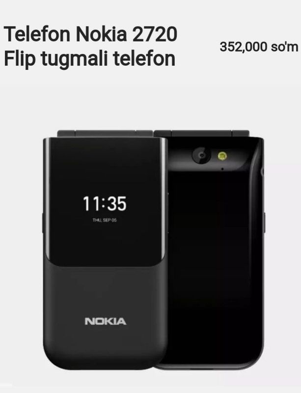 Nokia 2720 Flip tugmali