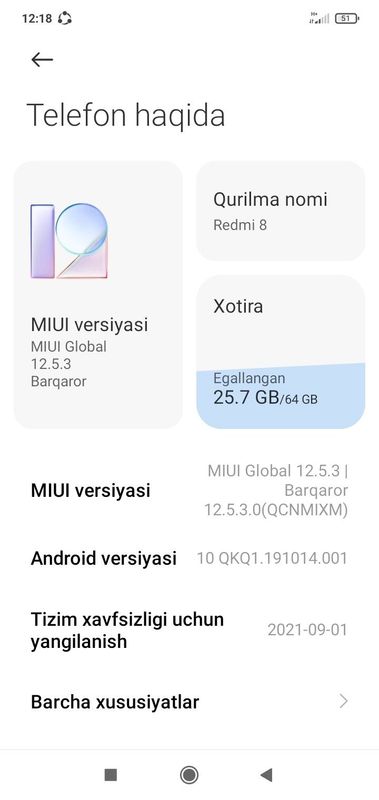 Redmi8 karopka dokument