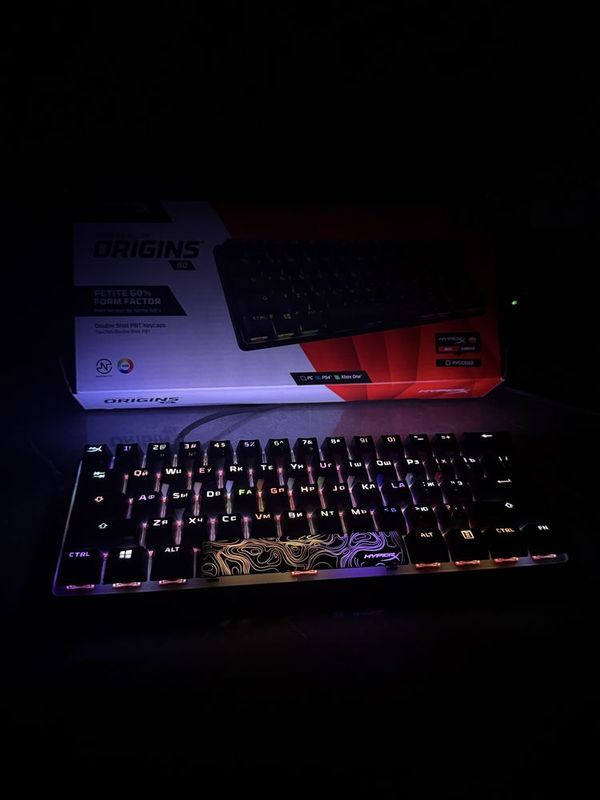 Клавиатура HyperX Alloy Origins 60 — требует замену 4 свичей Клавиатура HyperX Alloy Origins 60 — требует замену 4 свичей