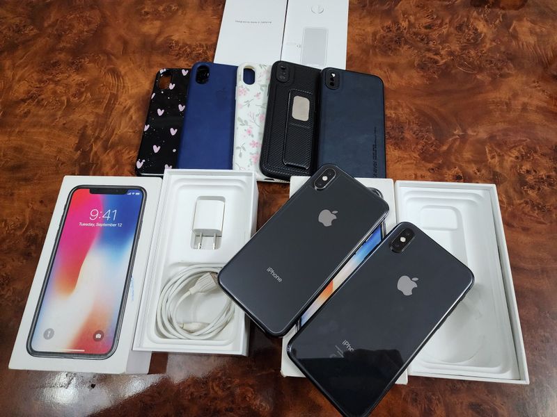 Iphone X LL/A Black 64Gb Karobka Dk Original Usb Galofka Full