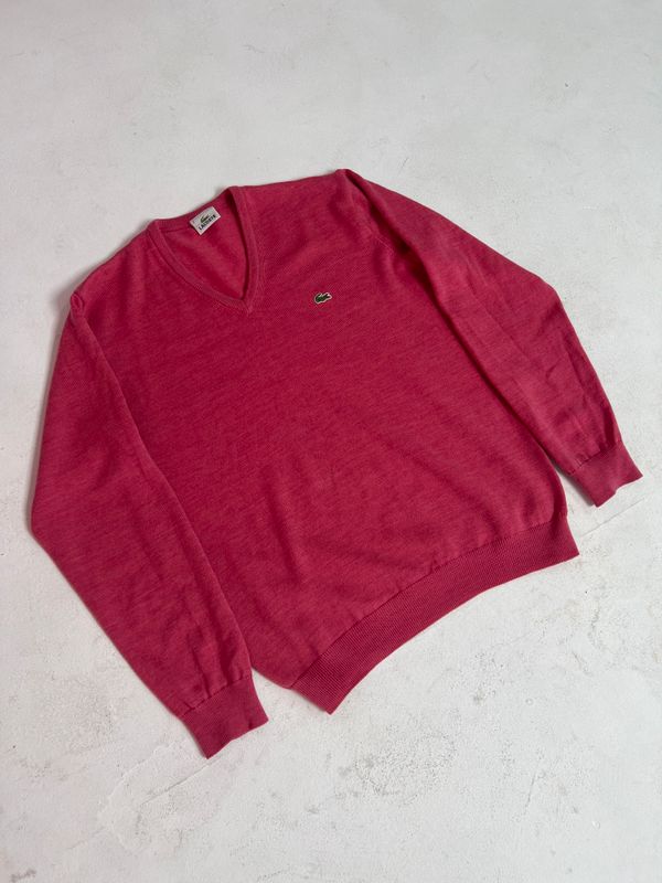 Розовый Свитер Lacoste