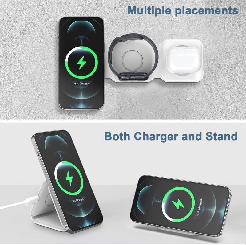Зарядка magsafe iphone apple watch airpods