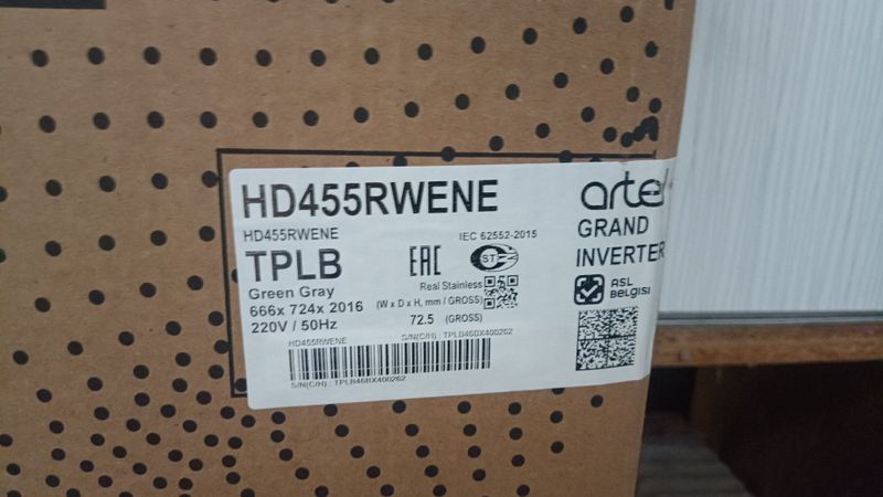 Artel model HD 455 rwene gren grey Artel model HD 455 rwene gren grey