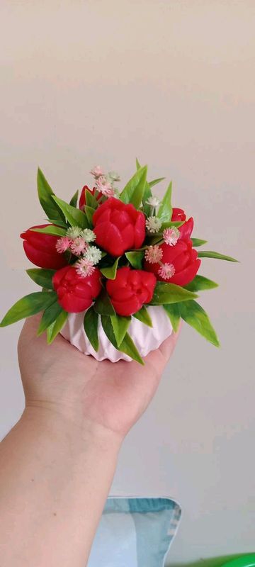 Мыльный букетик тюльпанов 60т Мыльный букетик тюльпанов 60т