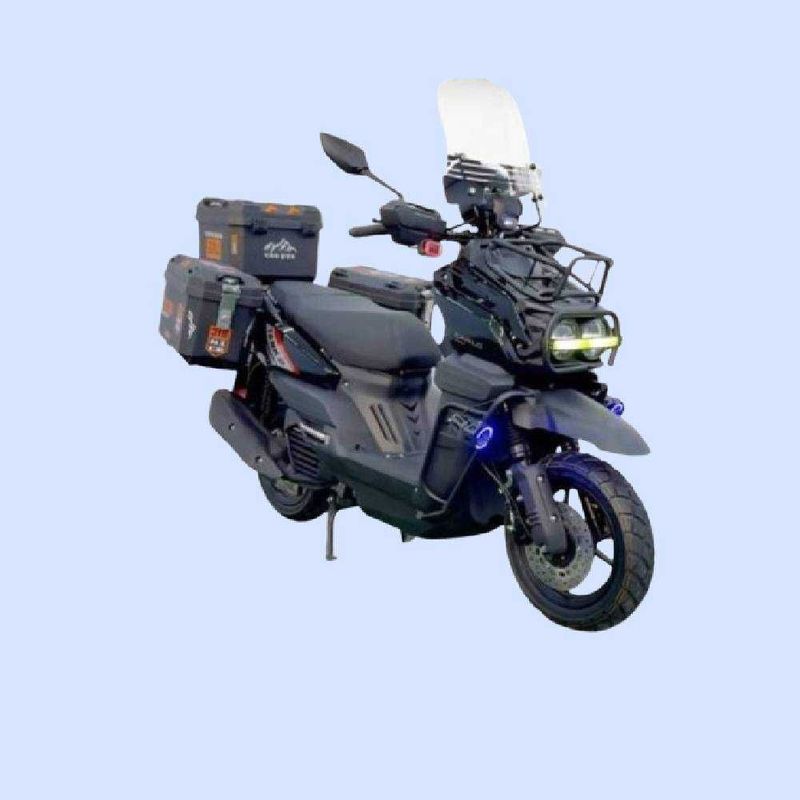 Benzinli Mototsikl Cavalo Tank-2 2507, Qora