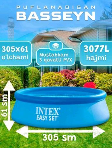 Intex easy best basseynlar sotiladi Intex easy best basseynlar sotiladi