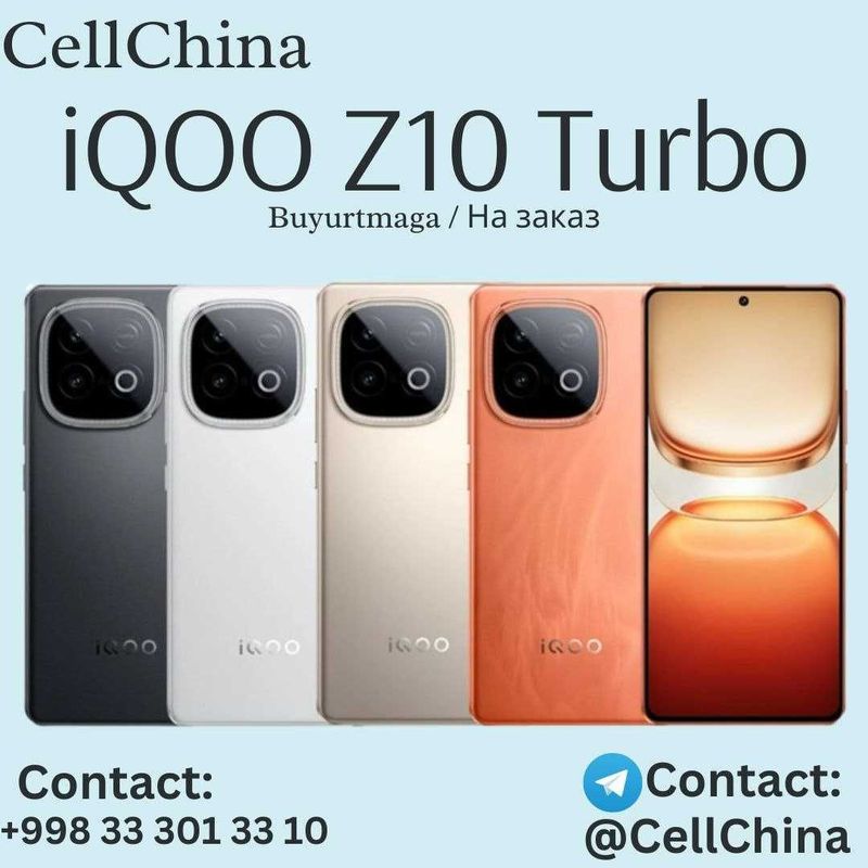 iQOO Z10 Turbo ( Buyurtmaga / На заказ ) iQOO Z10 Turbo ( Buyurtmaga / На заказ )
