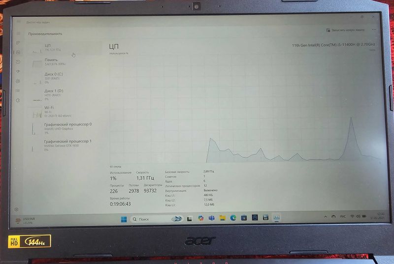 Acer nitro 5 AN515-57 Acer nitro 5 AN515-57