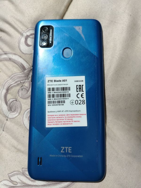 ZTE blade A51 telifon sotiladi