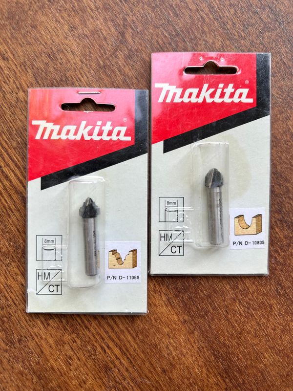 Фрезы пазовые Makita хвостовик 8 mm