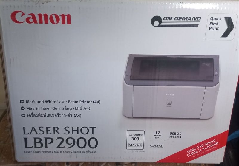 Canon laser shot LBP 2900. Новый принтер. Упаковка не открыта.