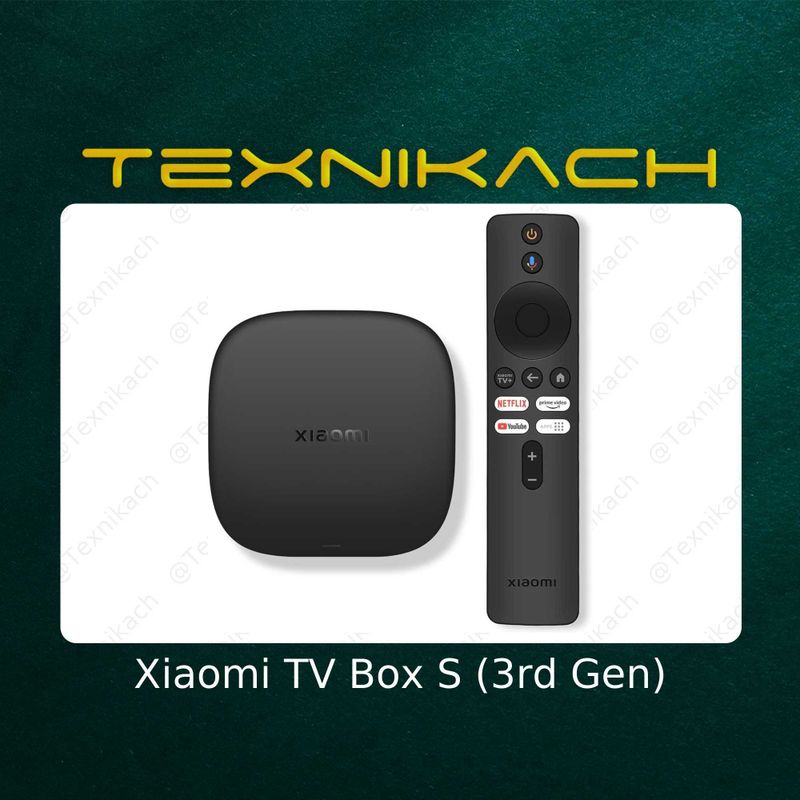 Xiaomi TV Box S (3rd Gen) • Доставка Бесплатно Xiaomi TV Box S (3rd Gen) • Доставка Бесплатно